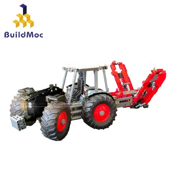 MOC-13581 2 fokozatú traktor | 42054 C modell PF építőelem-készlettel Gépjármű Jármű játékok Gyermek születésnapi ajándékok